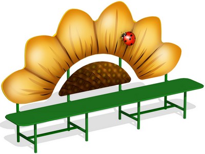 Лавочка детская Подсолнух МФ-05.13Х